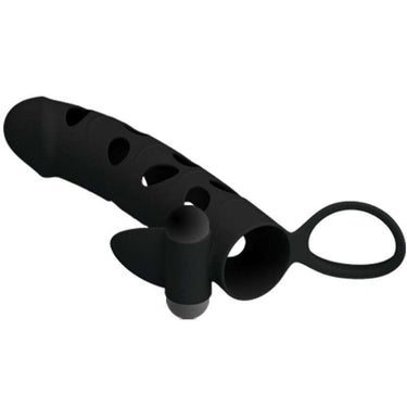 Guaina Vibrante in Silicone 15,2 cm con Cinturino a Sfera